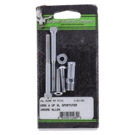 oil pump mount kit. Chrome allen