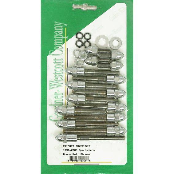 GW, primary cover mount kit chrome acorn