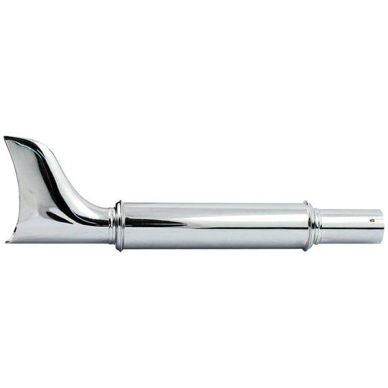 Fishtail classic universal muffler 20" long chrome