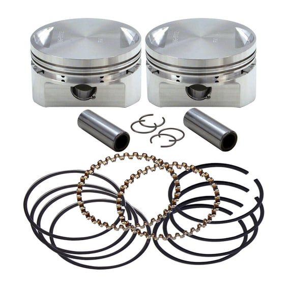 Evo stroker piston set (OEM heads). +.020"