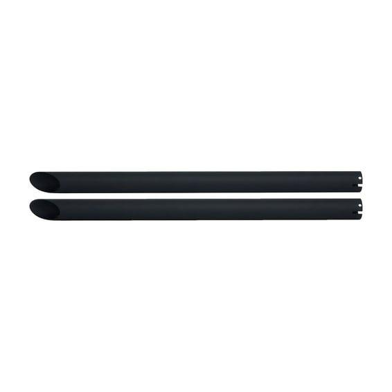 Universal head pipe extension set 30" long black
