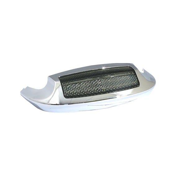 front fender tip with light chrome