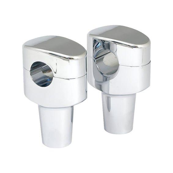 Widow riser set. 3" rise. Chrome