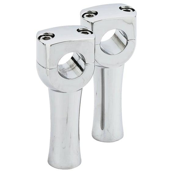 Dighton 4" domed risers. Chrome