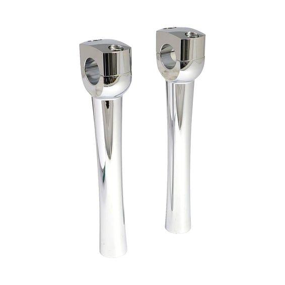 Dighton 8" domed risers. Chrome