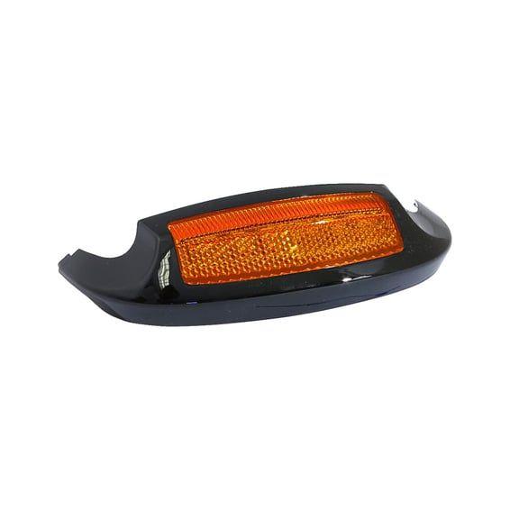 front fender tip with light black