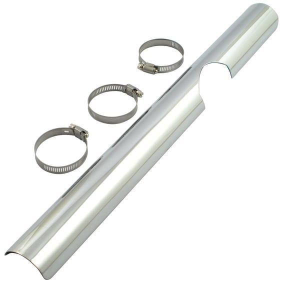 FLT header heat shield, lower right. Chrome