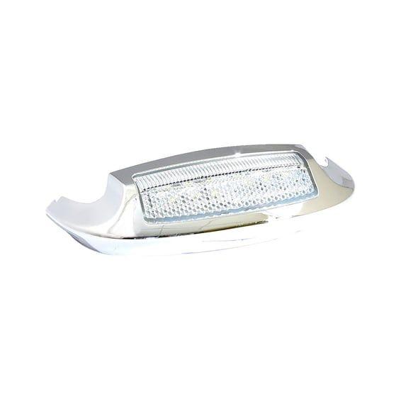 front fender tip with light chrome