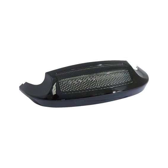 front fender tip with light black
