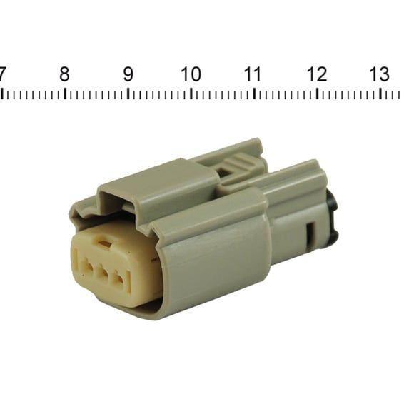 NAMZ, Molex MX-150 connector. Gray, plug, 3-pin