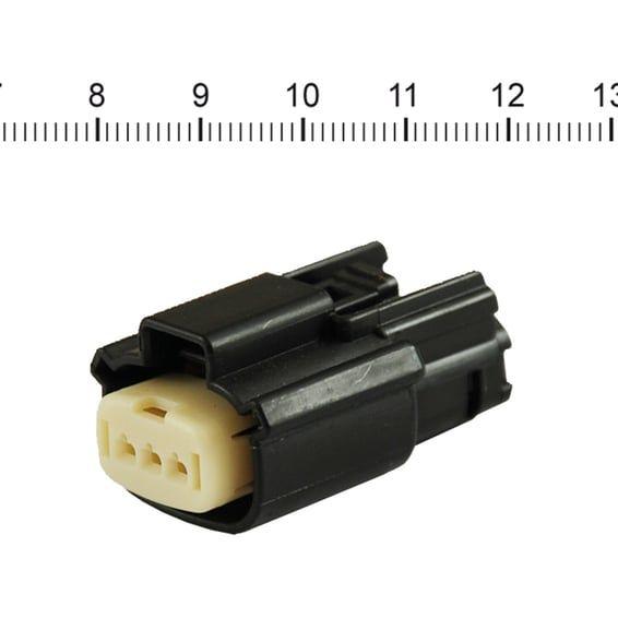 NAMZ, Molex MX-150 connector. Black, plug, 3-pin
