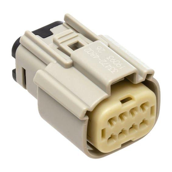 NAMZ, Molex MX-150 connector. Gray, plug, 8-pin