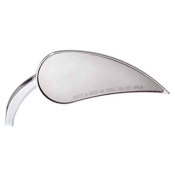 Rad III cast chrome mirror, right