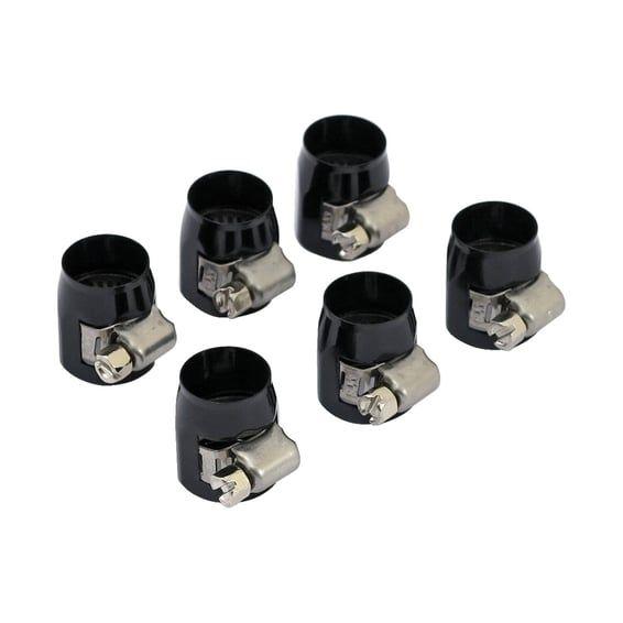 Econ-o-fit hose clamps. 5/16" to 3/8". Black
