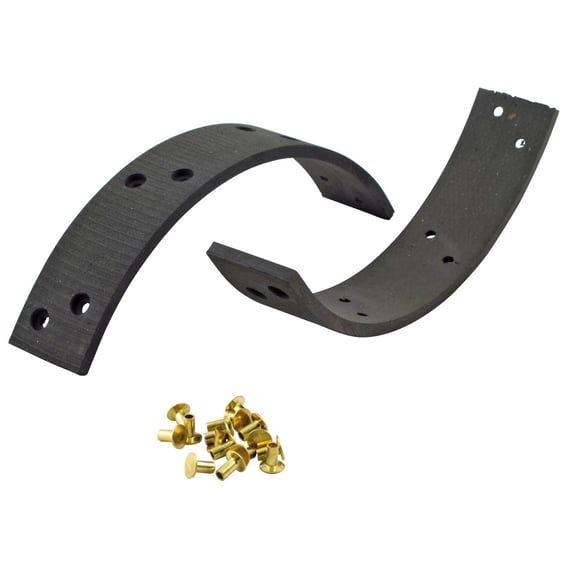 Brake drum linings, rear