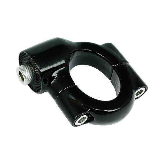 Side mount license plate clamp