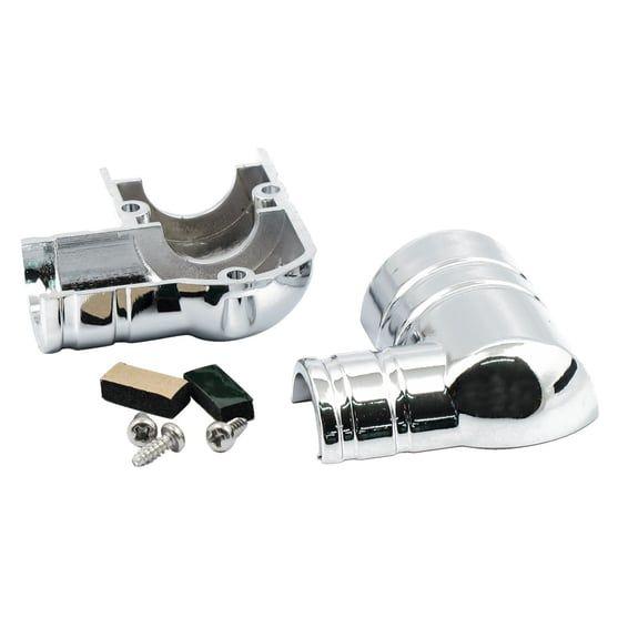 Fuel tank fitting cover kit efi. Chrome