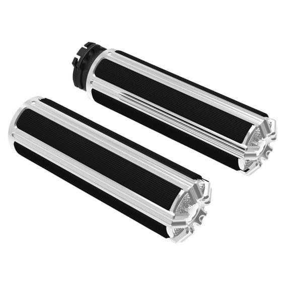 Fusion billet 10-gauge grips chrome