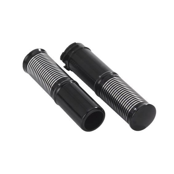 FL handlebar grip set. Black Contrast Cut