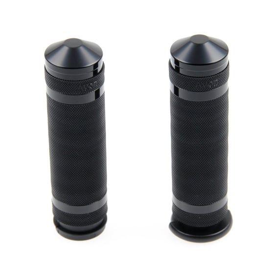 1" / 25.4mm Grooved handlebar grips. Black