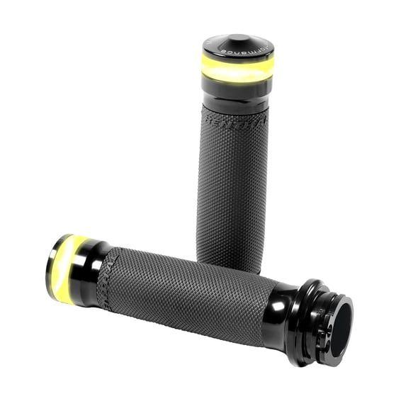 PM, Contour vision LED turn signal grips. Black