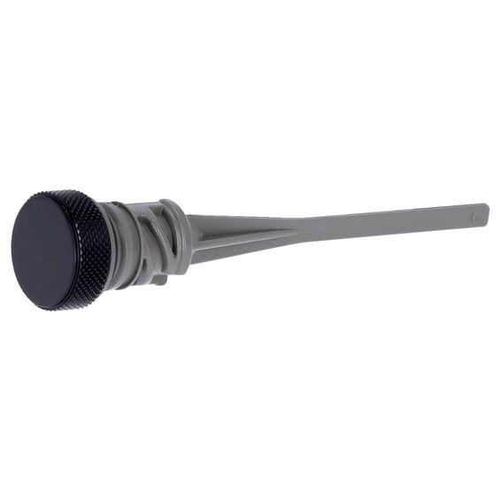 Oil tank fill plug / dipstick assembly motor oil. Black