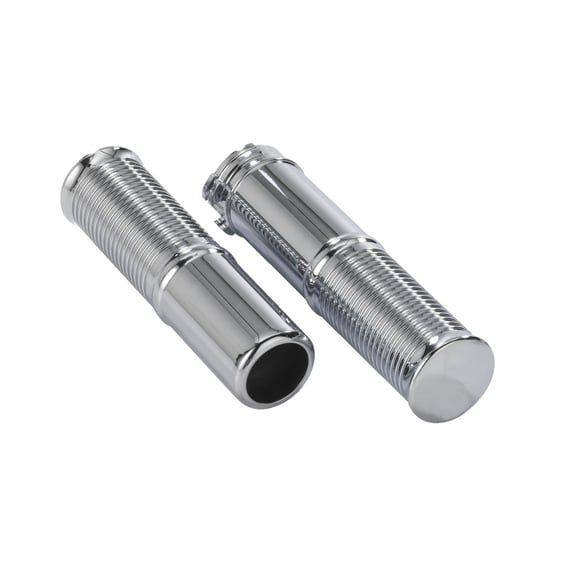 FL handlebar grip set. Chromed aluminum