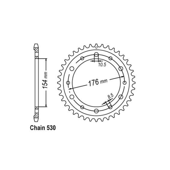 JT Rear Sprocket 1340.43