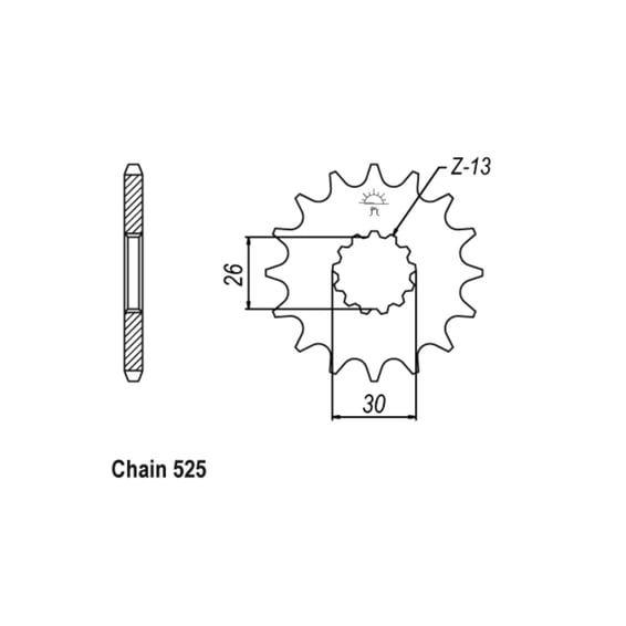 JT Front Sprocket 1183.18