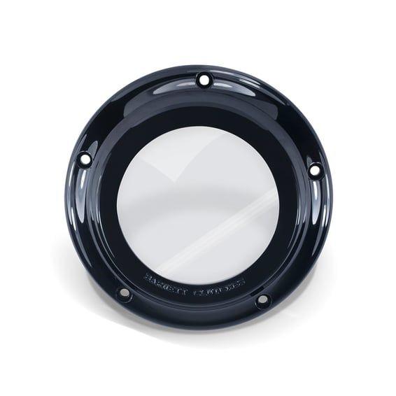 clear derby cover. Black
