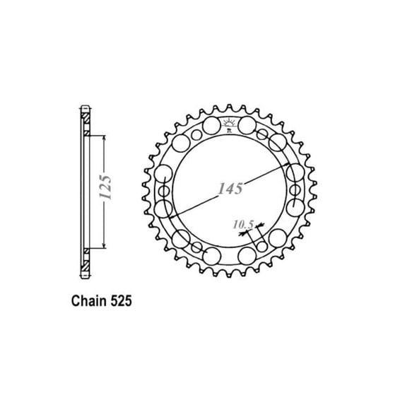 JT Rear Sprocket 867.42