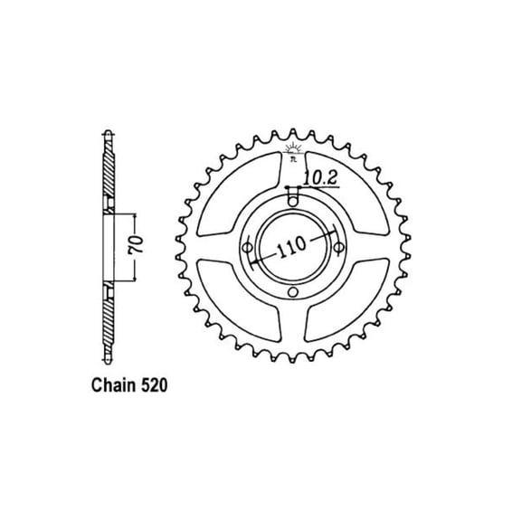 JT Rear Sprocket 247.36