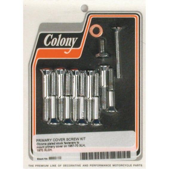 primary mount kit slotted head, chrome