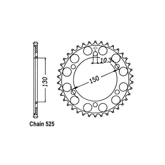 JT Rear Sprocket 300.39