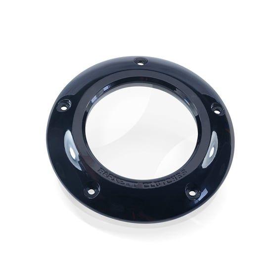 clear derby cover. Black