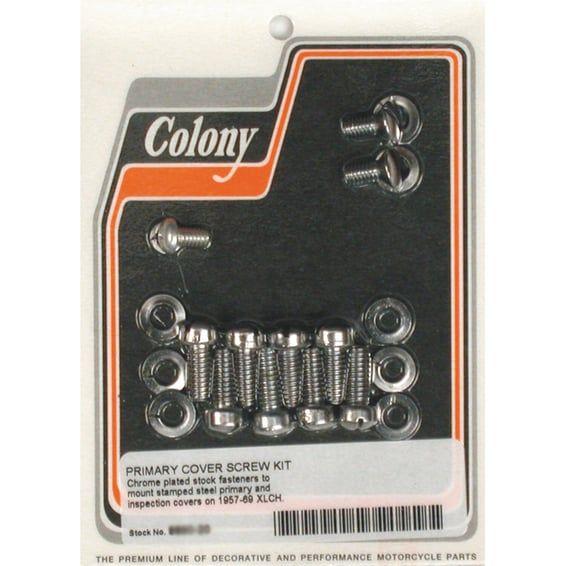 primary mount kit slotted head, chrome