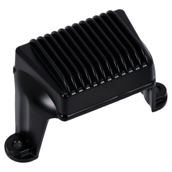voltage regulator/rectifier. Black