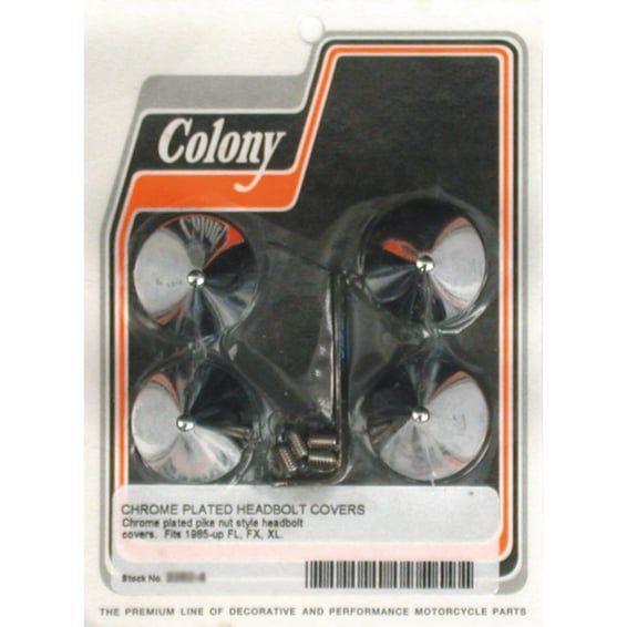 head bolt cover kit. Pike, chrome