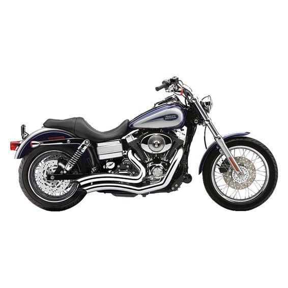 Speedster Short Swept exhaust. Chrome