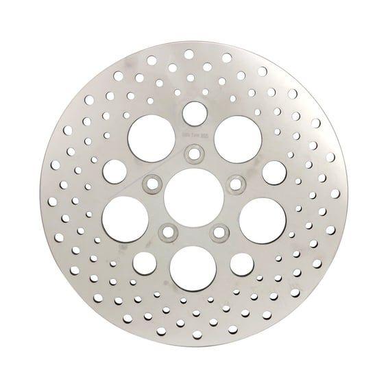 Brake rotor rear. Polished stainless drilled 11.5"