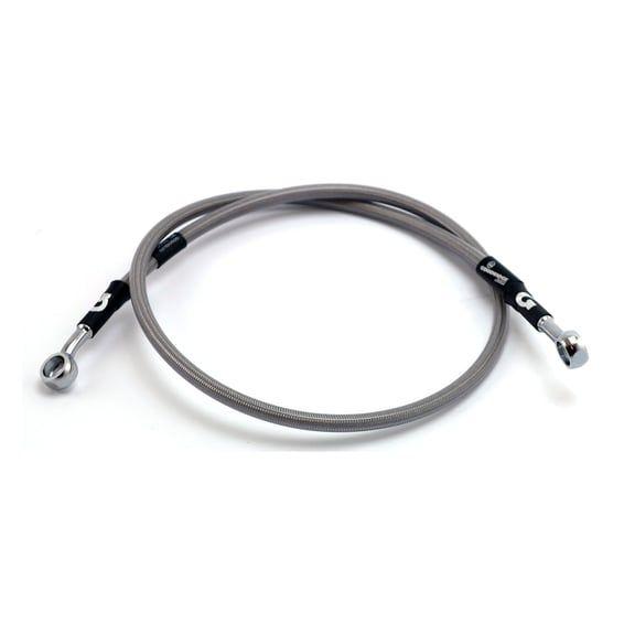 by Goodridge brake line front, stainless clear coated