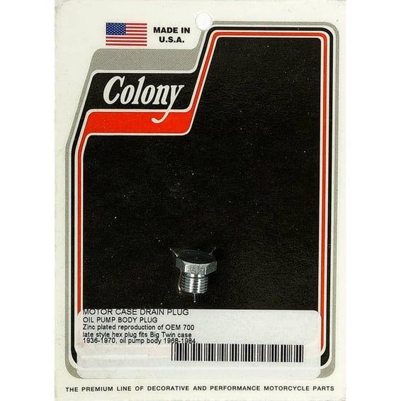 crankcase drain plug / oil pump plug. Zinc