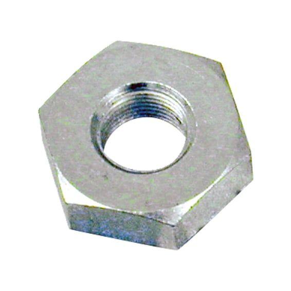 Bdl front pully nut, hex, tapered shaft