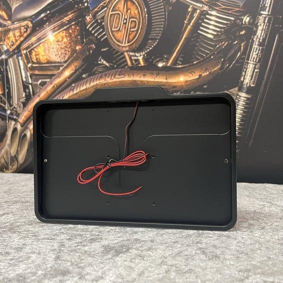 DMP, license plate frame with light 5.0 France. Matte black