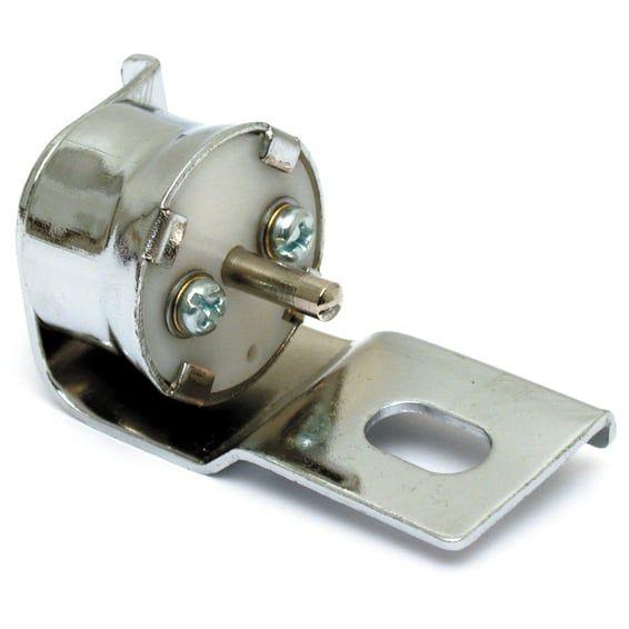 Mechanical brake light switch, rear. Chrome