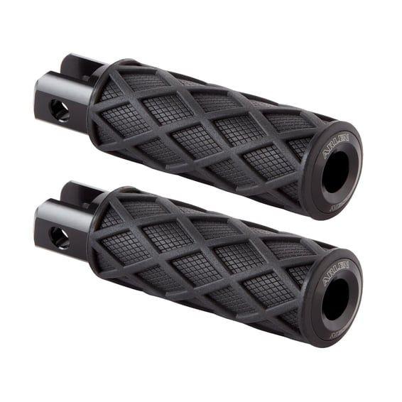 Diamond foot peg set. Black