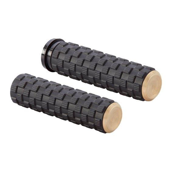 Air Trax grips. Brass end cap