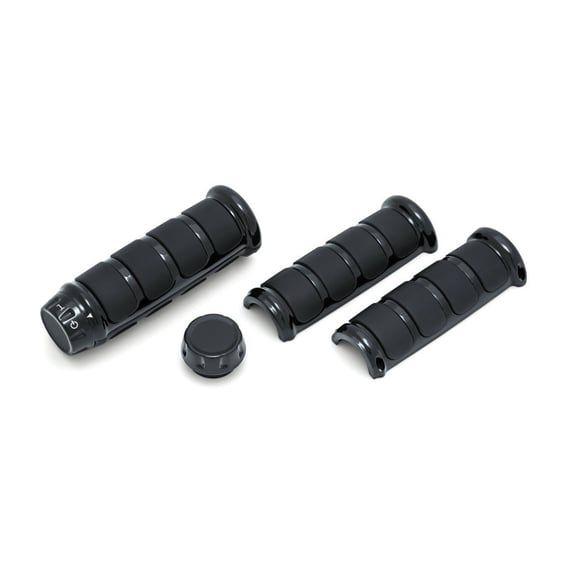 ISO grip covers for oem heated grips. Black