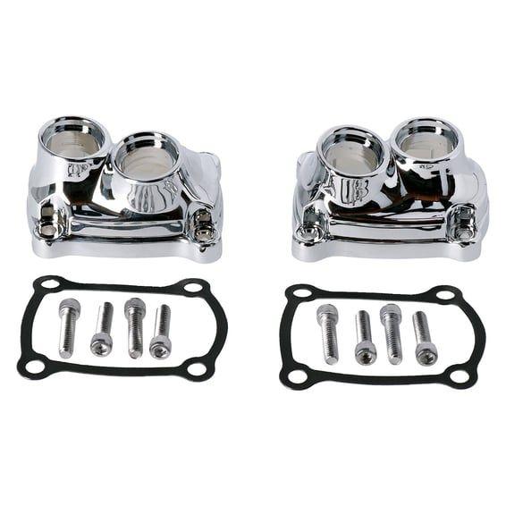 M8 tappet block cover set. Chrome