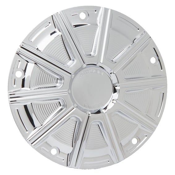 10-Gauge II derby cover. Chrome